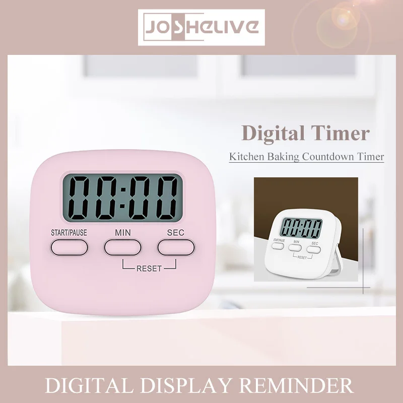 LCD Digital Display Timer Battery Power Digital Chronometers Student Timer For Cooking Baking Sports Games Office Kitchen Timer
LCD Digital Display Timer Battery Power Digital Chronometers Student Timer For Cooking Baking Sports Games Office Kitchen Timer