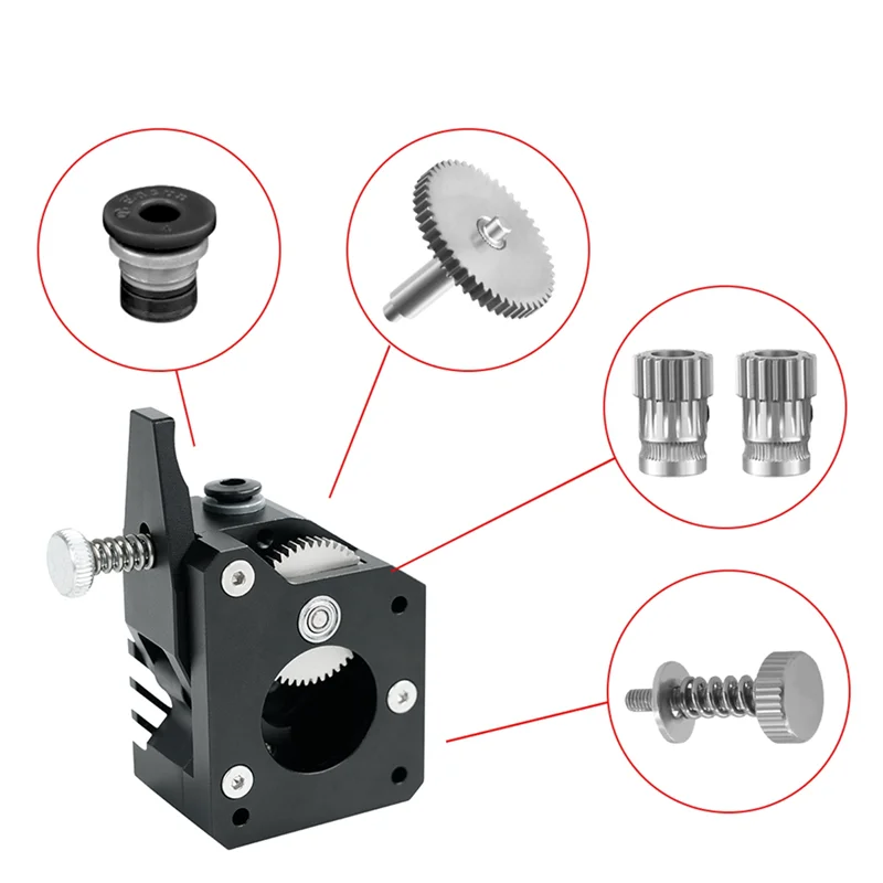 Полностью металлический двухприводный экструдер для клонированного Btech Bowden для экструдера Wanhao D9 CR10 Mk3 Ender 3 Prusa (черный)
Полностью металлический двухприводный экструдер для клонированного Btech Bowden для экструдера Wanhao D9 CR10 Mk3 Ender 3 Prusa (черный)