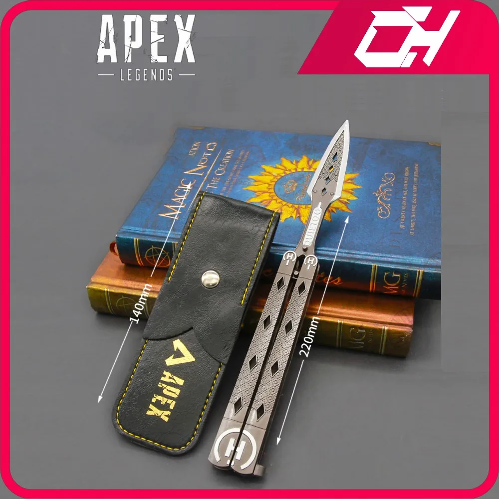 Apex Legends Heirloom Wraith Heirloom Kunai Butterfly Knife Game Keychain Weapon Knife Katana Sword Samurai Luminous Kids Toys
Apex Legends Heirloom Wraith Heirloom Kunai Butterfly Knife Game Keychain Weapon Knife Katana Sword Samurai Luminous Kids Toys