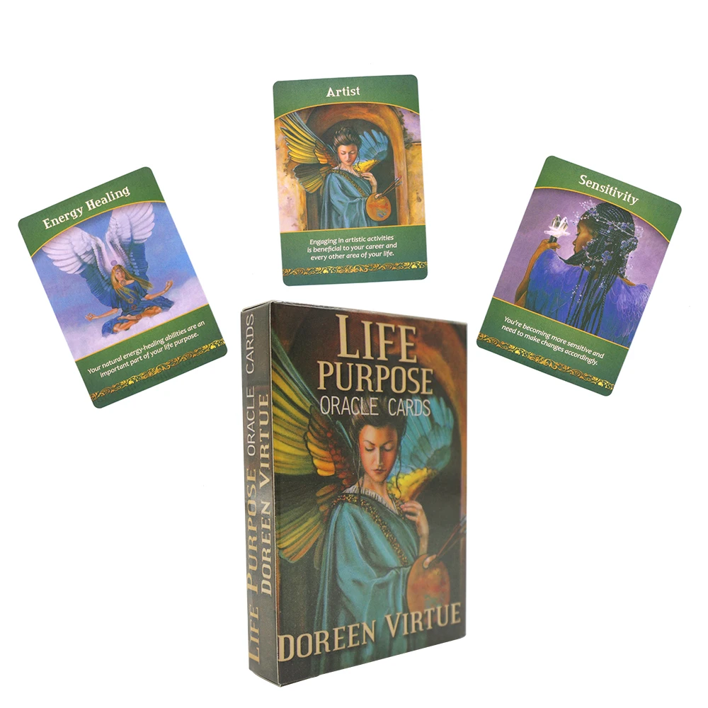 Purpose Oracle Cards Tarot Cards with PDF Guidebook for Beginners Guidance Divination Deck Tools Board Games Spiritual Tarrot
Purpose Oracle Cards Tarot Cards with PDF Guidebook for Beginners Guidance Divination Deck Tools Board Games Spiritual Tarrot