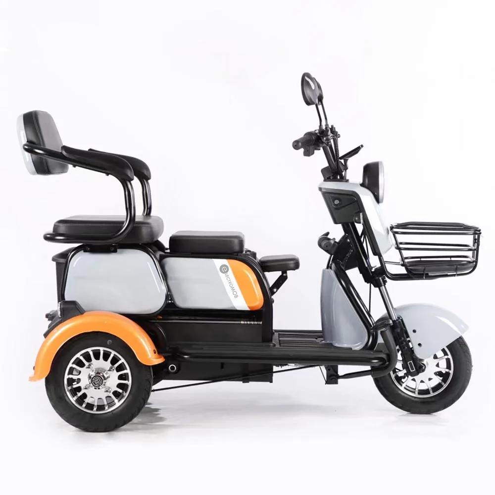 

New Electric Tricycle trike scooter 3 wheeler with 500W 800W 1000w motor and 48V battery CE for adults passenger