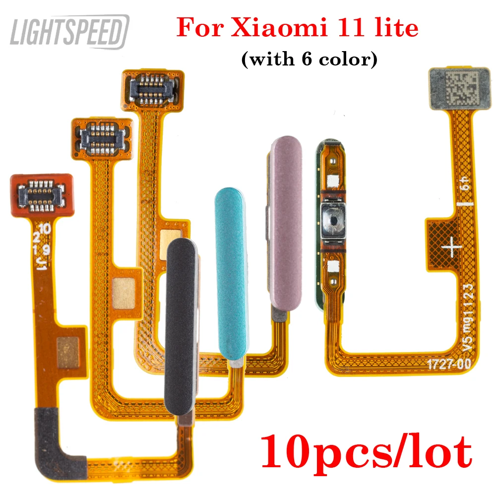 10pcs Fingerprint Sensor Connector Home Return Key Menu Button Flex Ribbon Cable For Xiaomi Mi 11 Lite 4G 5G Replacement Part
10pcs Fingerprint Sensor Connector Home Return Key Menu Button Flex Ribbon Cable For Xiaomi Mi 11 Lite 4G 5G Replacement Part