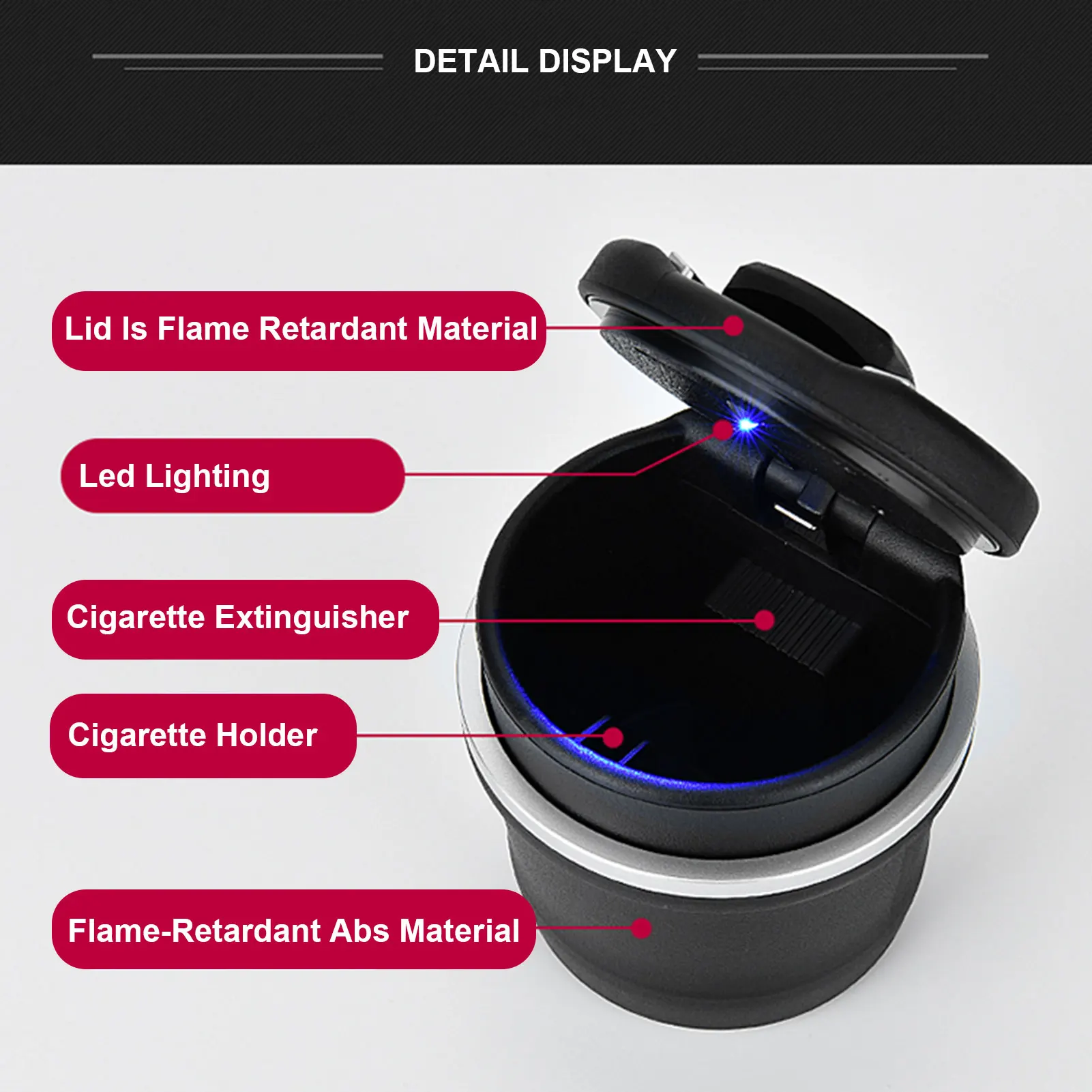 1PCS portable LED smoke car ashtray cigarette ash holds cup automatic light indicator ashtray car cup holder
1PCS portable LED smoke car ashtray cigarette ash holds cup automatic light indicator ashtray car cup holder