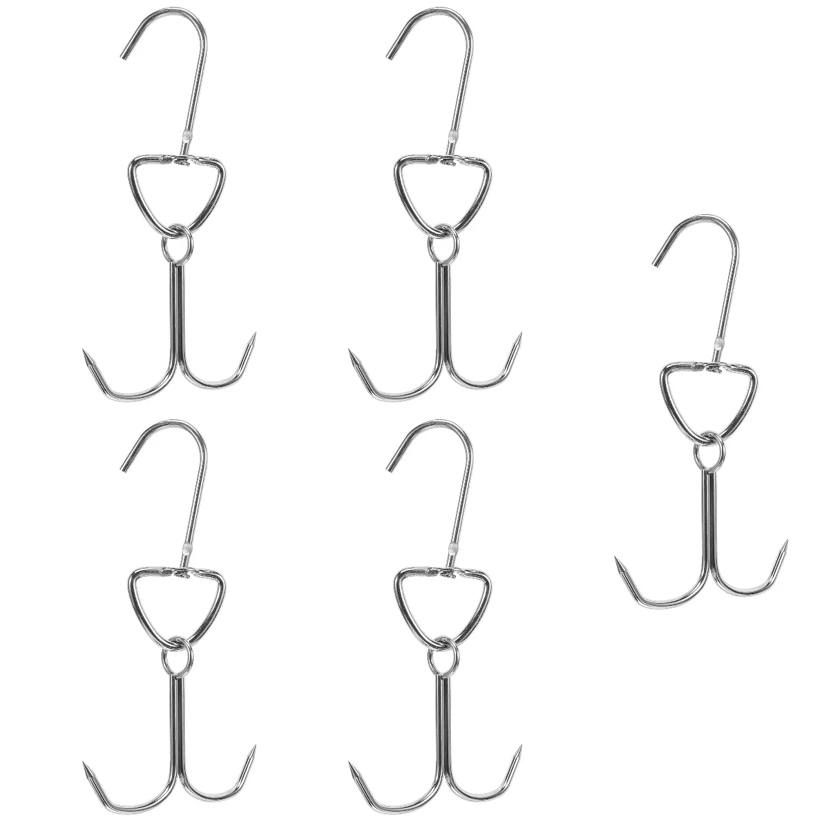Set 5 Kitchen Hook Stainless Steel Meat Hooks Metal Clothes Hangers Grill Convenient Utensil
Set 5 Kitchen Hook Stainless Steel Meat Hooks Metal Clothes Hangers Grill Convenient Utensil