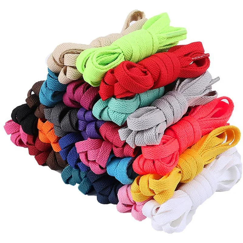 Flat Shoelaces Coloured Athletic Sneakers Shoelace Canvas Shoes Basketball Shoes laces Black White Color Shoes Accessories
Flat Shoelaces Coloured Athletic Sneakers Shoelace Canvas Shoes Basketball Shoes laces Black White Color Shoes Accessories