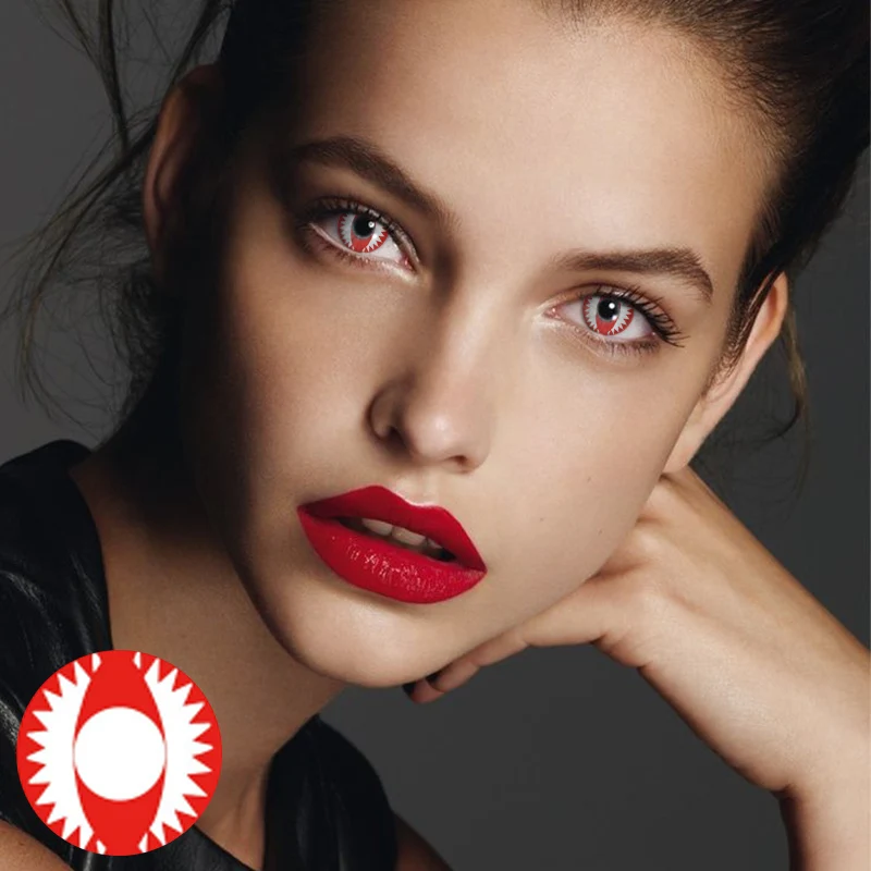 Cosplay Colored Contact Lens Crazy Lenses Eyescare Contact Lenses for Eye Beauty Pupil Red Cat Contacts Lenses Lentes Contacto
Cosplay Colored Contact Lens Crazy Lenses Eyescare Contact Lenses for Eye Beauty Pupil Red Cat Contacts Lenses Lentes Contacto