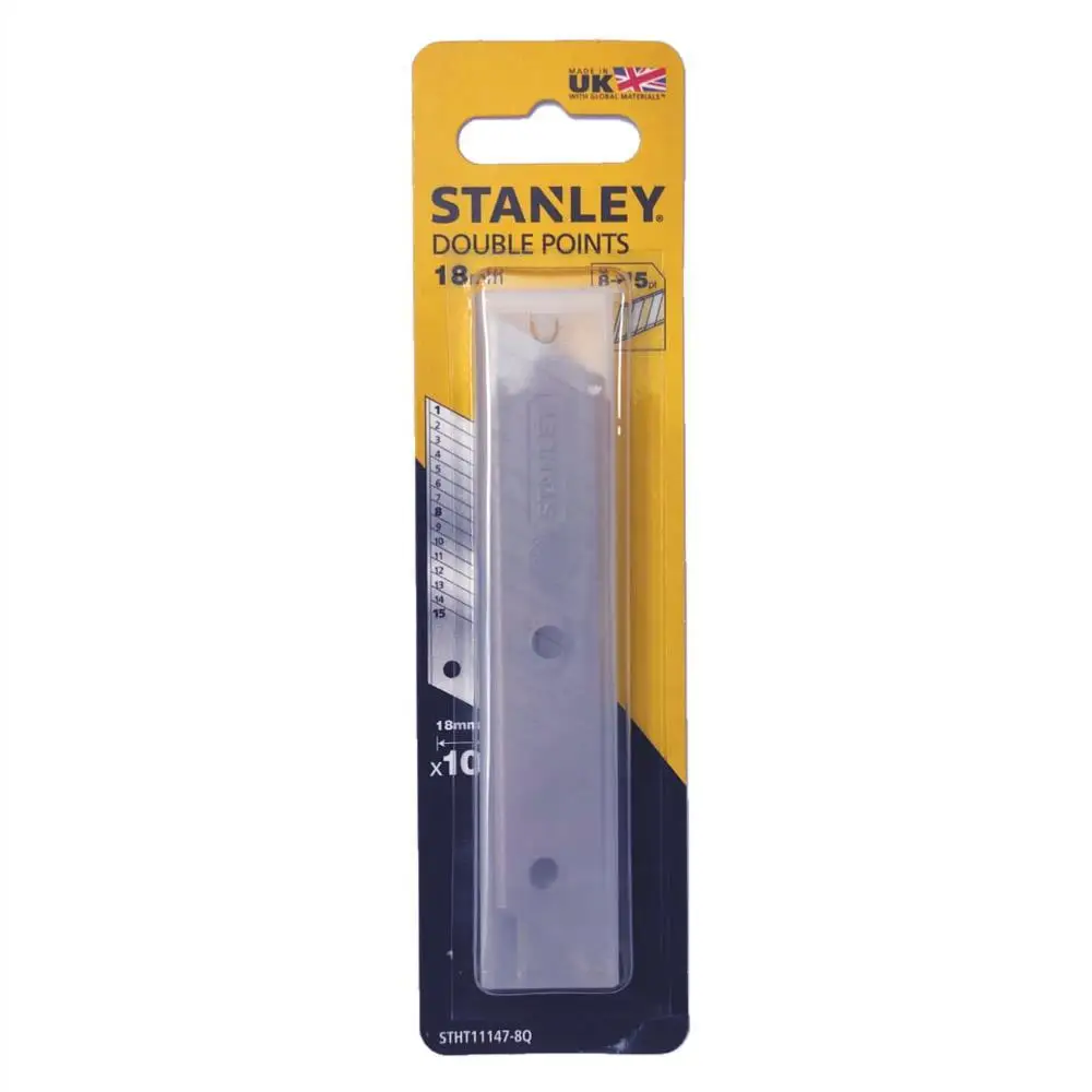 

Универсальный нож для учебы Stanley STHT111478Q, 110 х18 мм, качественный материал, Запасной нож для модели