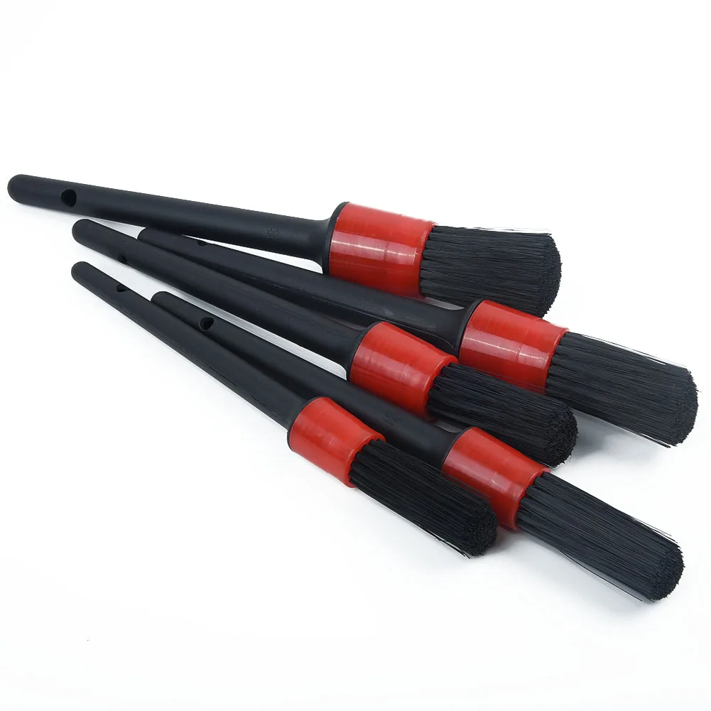 5pcs Cleaning Brushes Black Red Wild Pig Hair Multi-function Brush For Use On Soft Leather Seats Or Exterior Signs Cleaning Tool
5pcs Cleaning Brushes Black Red Wild Pig Hair Multi-function Brush For Use On Soft Leather Seats Or Exterior Signs Cleaning Tool