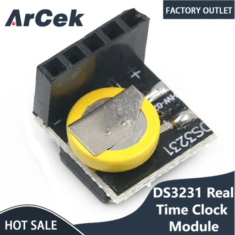 

DS3231 Real Time Clock Module for arduino 3.3V/5V with battery for Raspberry Pi