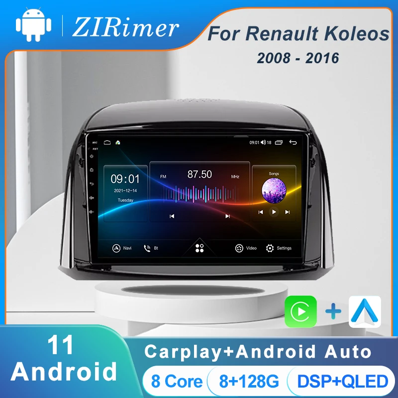 ZIRimer Android 11 Car Radio For Renault Koleos 2008-2016 Auto Dvd Multimedia Player GPS Navigation Video Stereo 4G Carplay
ZIRimer Android 11 Car Radio For Renault Koleos 2008-2016 Auto Dvd Multimedia Player GPS Navigation Video Stereo 4G Carplay