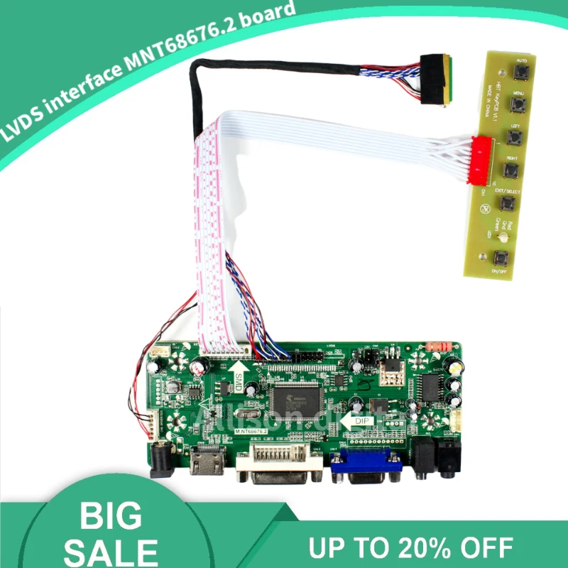 Новая плата управления M.NT68676, комплект монитора для LTN101NT02 HDMI + DVI + VGA, ЖК-экран, контроллер, драйвер платы
Новая плата управления M.NT68676, комплект монитора для LTN101NT02 HDMI + DVI + VGA, ЖК-экран, контроллер, драйвер платы