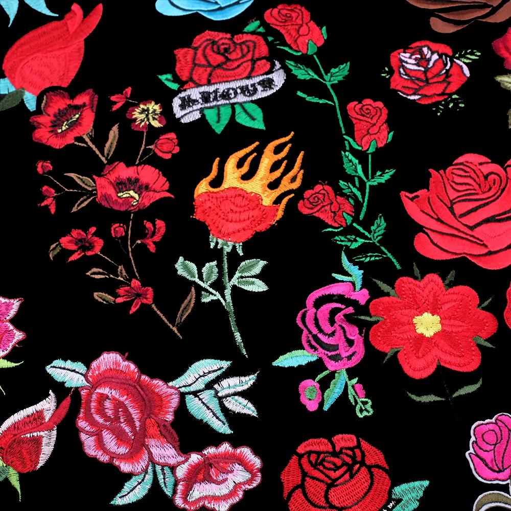 Iron-On Patches Bag Decor Accessory 1Pcs Beautiful Flowers Embroidery Patch Clothing Patch Sticker Stickers Clothing Badge DIY
Iron-On Patches Bag Decor Accessory 1Pcs Beautiful Flowers Embroidery Patch Clothing Patch Sticker Stickers Clothing Badge DIY