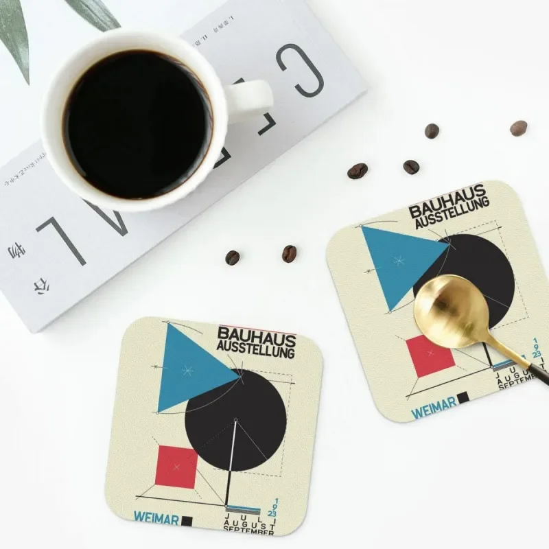 Bauhaus Coasters Kitchen Placemats Non-slip Insulation Cup Coffee Mats For Decor Home Tableware Pads Set of 4 
Bauhaus Coasters Kitchen Placemats Non-slip Insulation Cup Coffee Mats For Decor Home Tableware Pads Set of 4