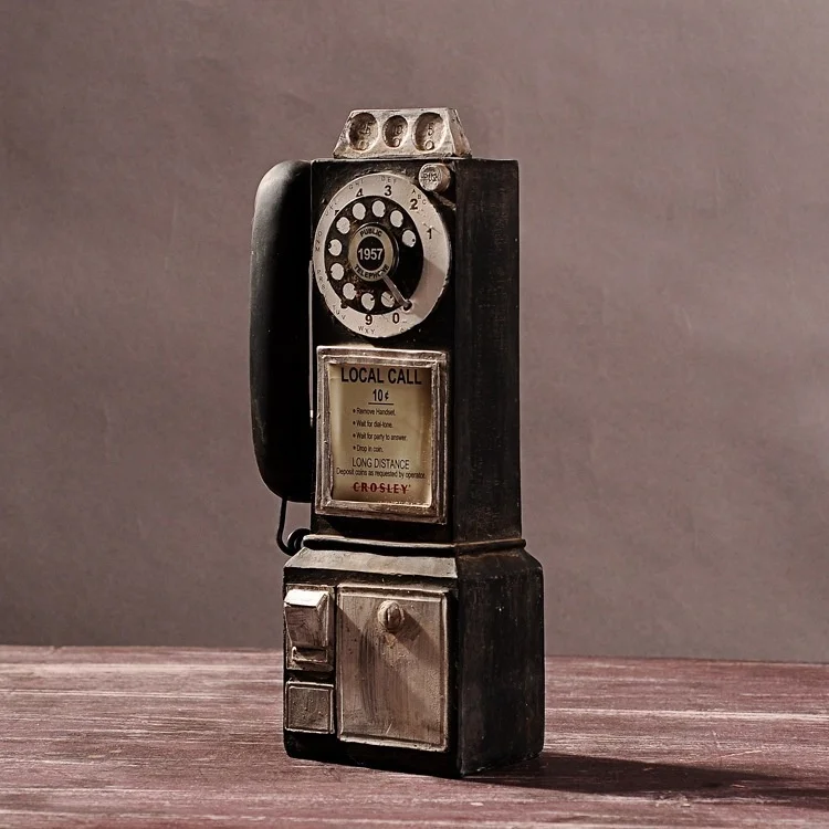American decoration creative telephone model home store restaurant bar old decoration soft decoration
American decoration creative telephone model home store restaurant bar old decoration soft decoration