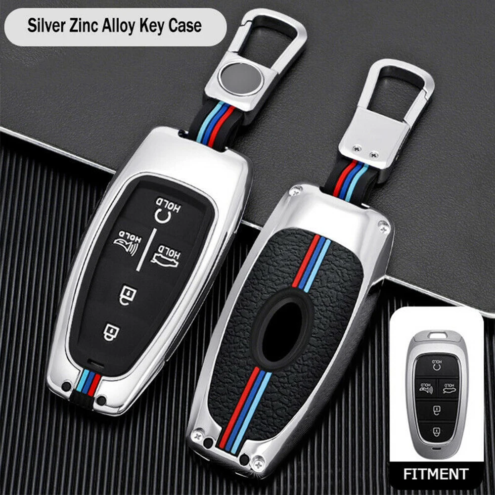 Car Parts Car Key Case For Car Interior 1pc Black/Silve Key Shell With Keychain Zinc Alloy Interior Accessories
Car Parts Car Key Case For Car Interior 1pc Black/Silve Key Shell With Keychain Zinc Alloy Interior Accessories