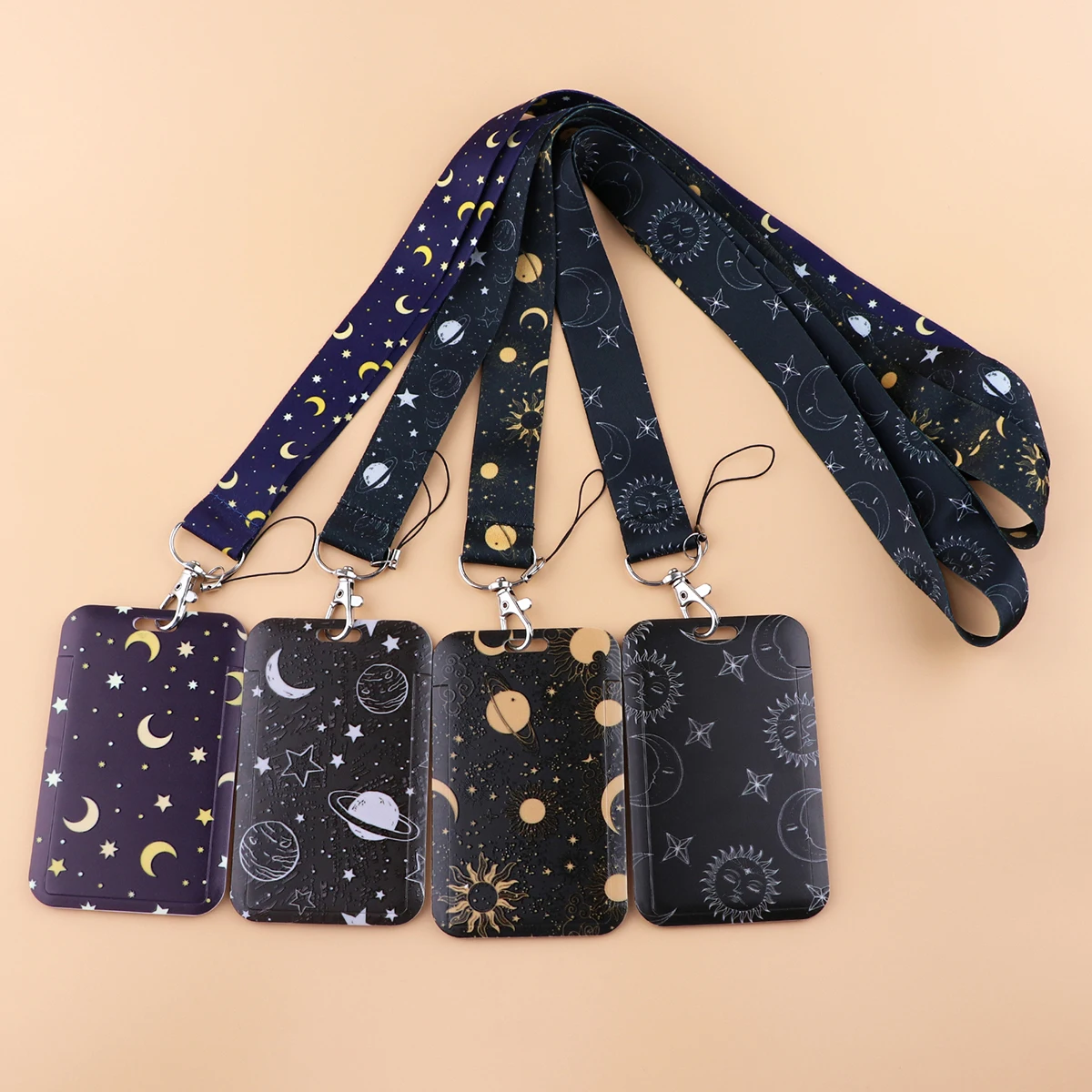 Stars and Moon Lanyard Triple Moon Neck Strap for Key ID Card Cellphone Straps Badge Holder DIY Hanging Rope Phone Accessories
Stars and Moon Lanyard Triple Moon Neck Strap for Key ID Card Cellphone Straps Badge Holder DIY Hanging Rope Phone Accessories
