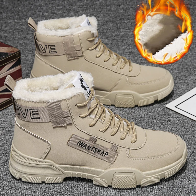 Winter Shoes Men Snow Boots Warm Waterproof Cotton Shoes Mens Ankle Boots Platform Comfortable Casual Lace Up Shoes Male Boots
Winter Shoes Men Snow Boots Warm Waterproof Cotton Shoes Mens Ankle Boots Platform Comfortable Casual Lace Up Shoes Male Boots