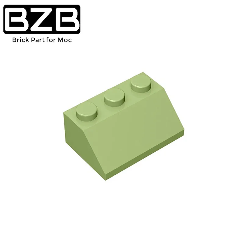 

BZB 10Pcs MOC Parts 3038 Slope 45° 2 x 3 High-tech Assembly Building Blocks Parts Compatible Accessories Educational Kids Toys