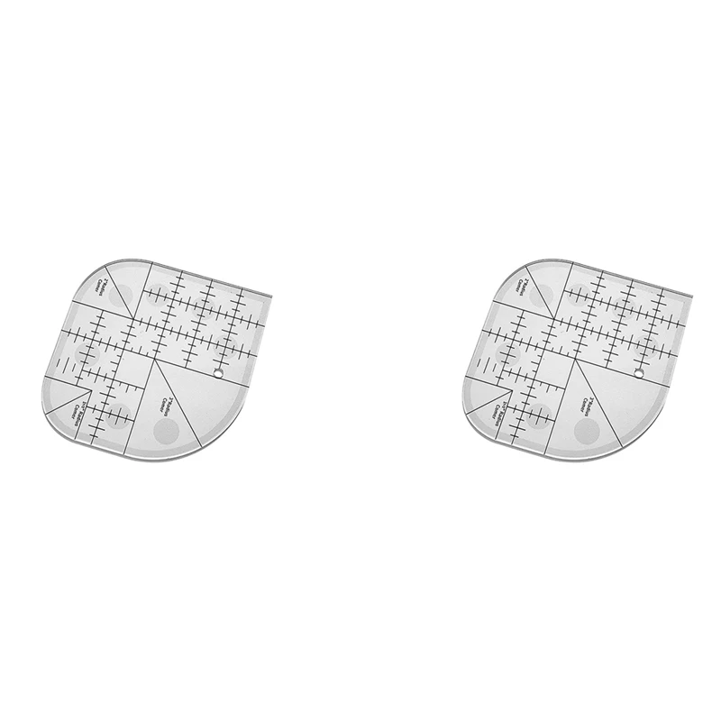 2X Creative Curved Corner Cutter Quilt Ruler, Sewing Patchwork Ruler Sewing Template Patchwork Tool,DIY Sewing Supplies 
2X Creative Curved Corner Cutter Quilt Ruler, Sewing Patchwork Ruler Sewing Template Patchwork Tool,DIY Sewing Supplies