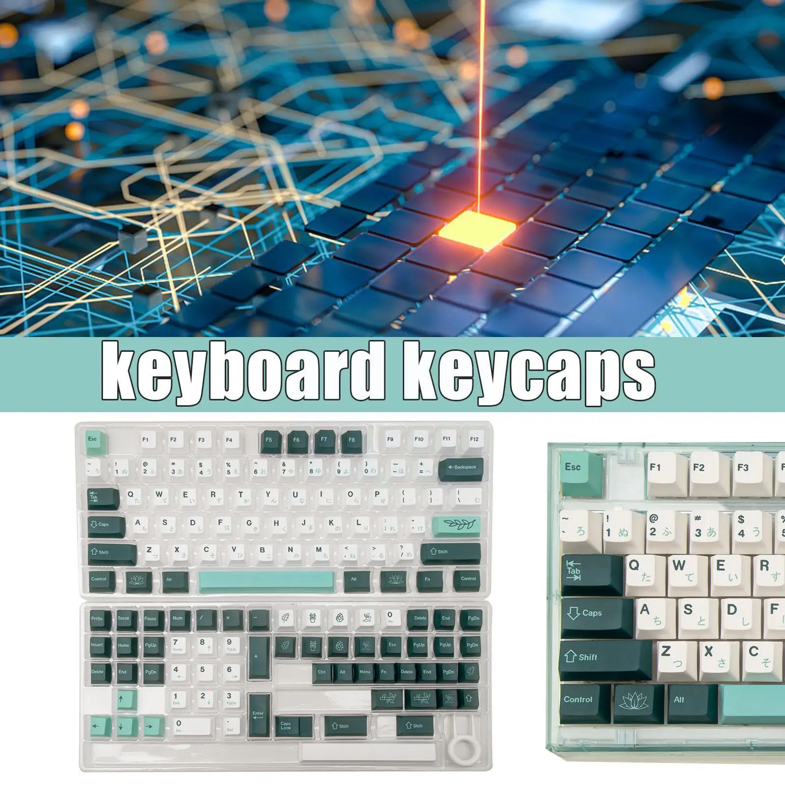 135 Keys Botanical Garden Theme Keycaps Japanese Profile 5-side Sublimation Pbt Keycaps For Mechanical Keyboard H9i4
135 Keys Botanical Garden Theme Keycaps Japanese Profile 5-side Sublimation Pbt Keycaps For Mechanical Keyboard H9i4