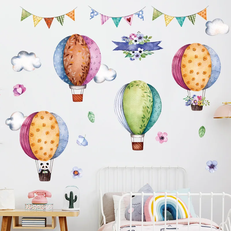 Colorful Balloon Wall Stickers for Kids Children Room Bedroom Decoration Parachute Art Murals Self-adhesive Vinyl Wallpapers
Colorful Balloon Wall Stickers for Kids Children Room Bedroom Decoration Parachute Art Murals Self-adhesive Vinyl Wallpapers