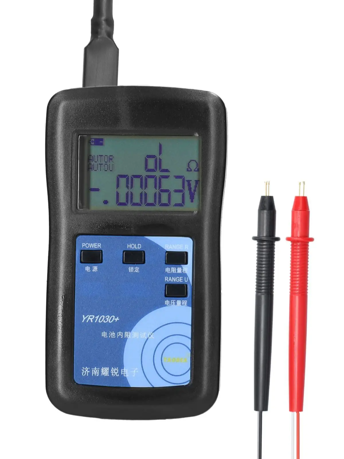 YR1030 + высокоточный инструмент для проверки внутреннего сопротивления литиевой батареи, настоящий 4-проводной тестер внутреннего сопротивления батареи 
YR1030 + высокоточный инструмент для проверки внутреннего сопротивления литиевой батареи, настоящий 4-проводной тестер внутреннего сопротивления батареи