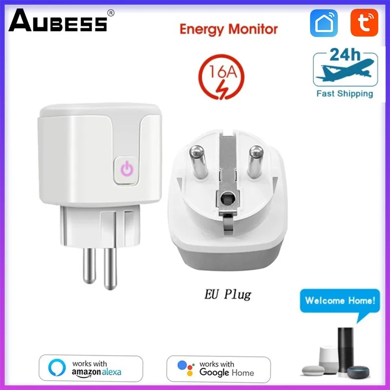 Tuya Smart Plug WiFi 16A EU Socket Outlet With Power Monitor Timing Smart Home Works With Alexa Google Voice Assistant Yandex
Tuya Smart Plug WiFi 16A EU Socket Outlet With Power Monitor Timing Smart Home Works With Alexa Google Voice Assistant Yandex
