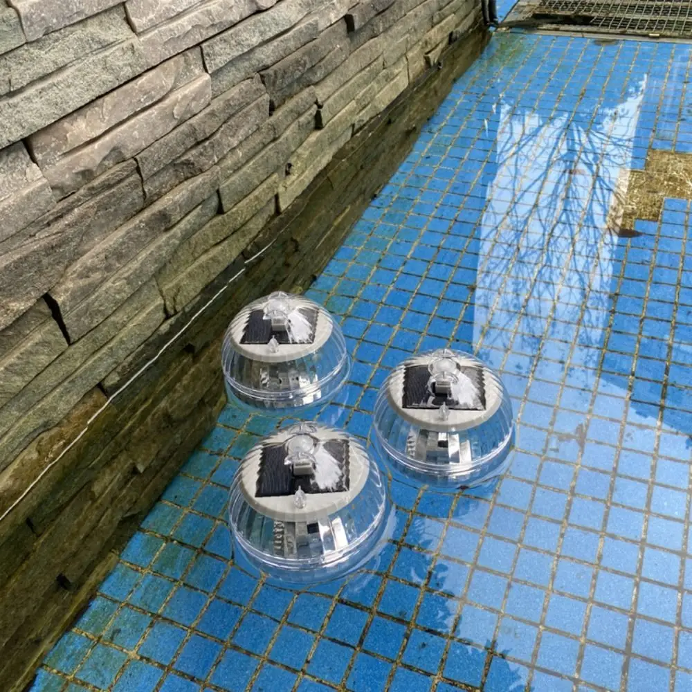 

Водонепроницаемые Плавающие Фонари для бассейна, цветные светодиодные подводные шариковые лампы, меняющие цвет, круглые садовые украшения на солнечной батарее