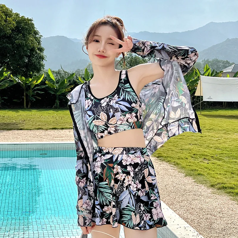Boxer Bottom High Waist Swimming Suit Three Piece Swimwear Women Korean Swimsuit With Skirt Beachwear Beach Outfits Bathing
Boxer Bottom High Waist Swimming Suit Three Piece Swimwear Women Korean Swimsuit With Skirt Beachwear Beach Outfits Bathing