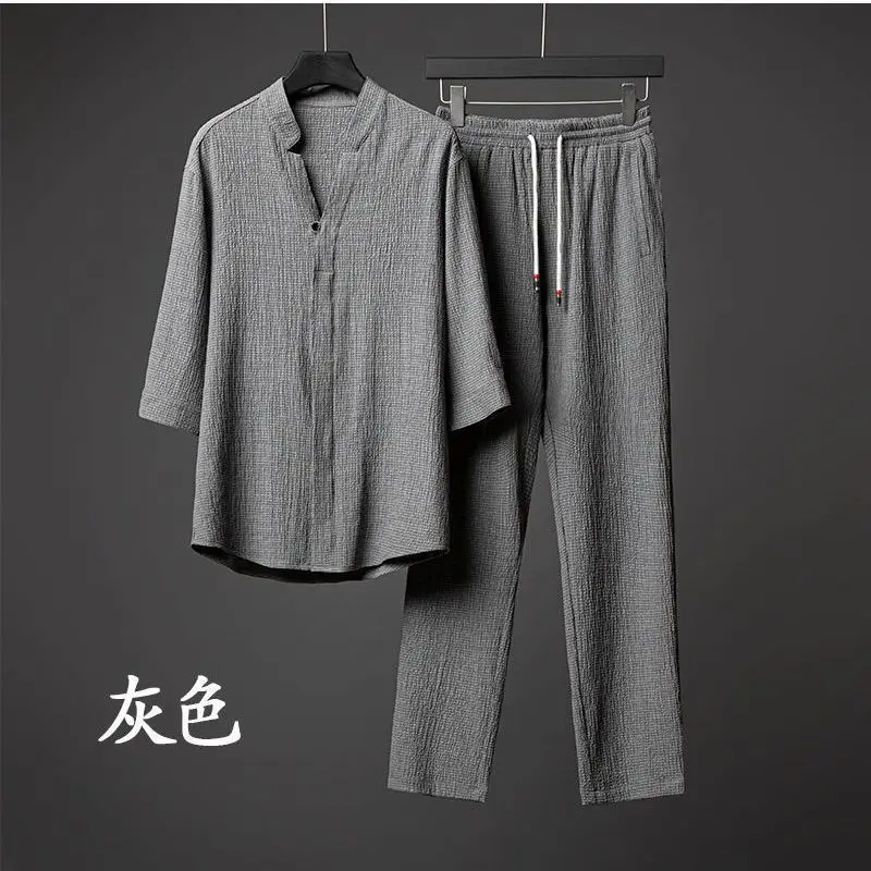 2023 Summer men's two-piece casual T-shirt pantsuit Men's sportswear Fashion short-sleeved high quality men's sportswear 5XL
2023 Summer men's two-piece casual T-shirt pantsuit Men's sportswear Fashion short-sleeved high quality men's sportswear 5XL
