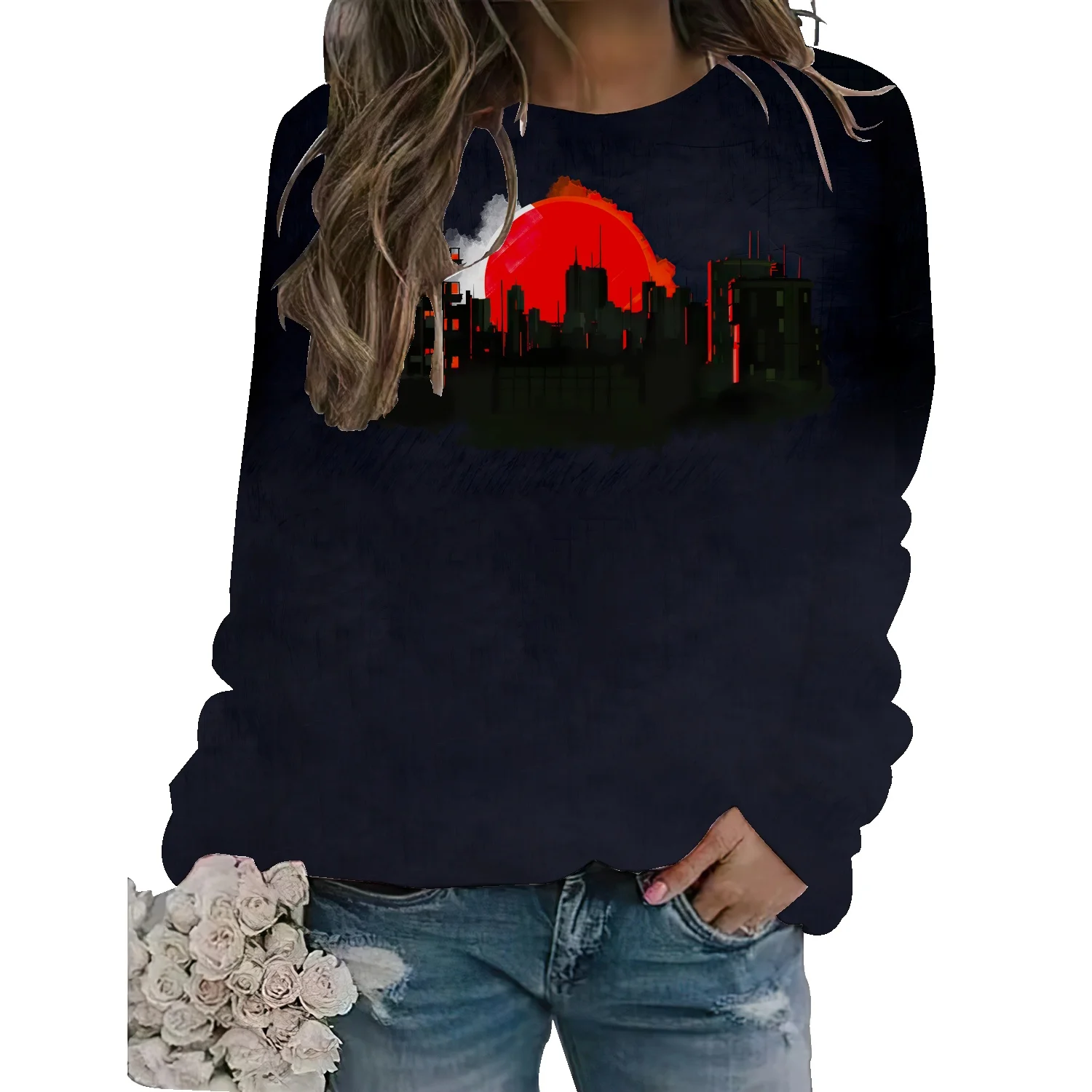 American street oversize retro phantom letter sweater women's autumn and winter loose Concert Tour sequence printed jacket top
American street oversize retro phantom letter sweater women's autumn and winter loose Concert Tour sequence printed jacket top