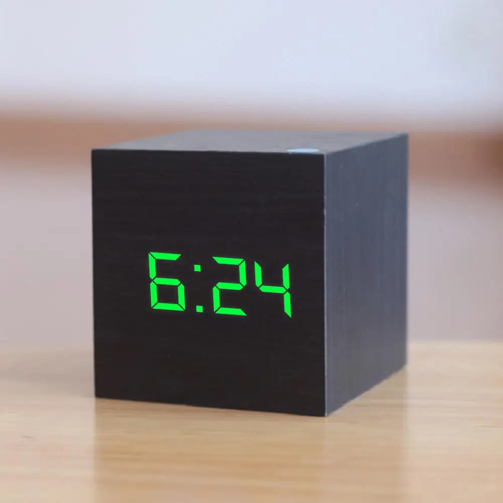 Qualified Digital Wooden Led Alarm Clock Wooden Vintage Glow Clock Desktop Table Decoration Sound Control Snooze Function Tool
Qualified Digital Wooden Led Alarm Clock Wooden Vintage Glow Clock Desktop Table Decoration Sound Control Snooze Function Tool