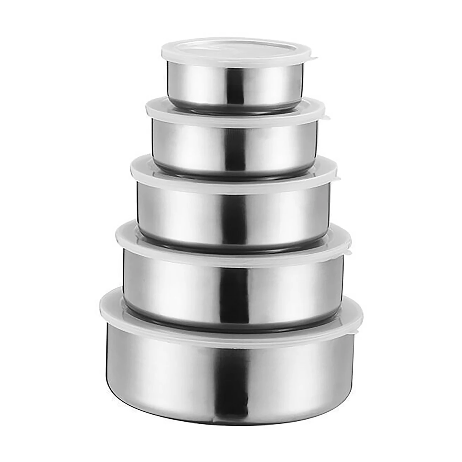 5 Pcs Stainless Steel Container With Lids, Home Kitchen Food Storage Organizers Hand-washable And Dishwasher Safe.
5 Pcs Stainless Steel Container With Lids, Home Kitchen Food Storage Organizers Hand-washable And Dishwasher Safe.