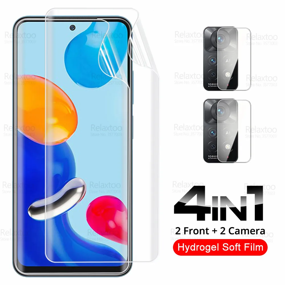 4 в 1 для Xiaomi Redmi Note 11 Гидрогелевая пленка защита для экрана Redm Note11 s 11 s Note11s 2022 Защитная мягкая пленка стекло для камеры
4 в 1 для Xiaomi Redmi Note 11 Гидрогелевая пленка защита для экрана Redm Note11 s 11 s Note11s 2022 Защитная мягкая пленка стекло для камеры