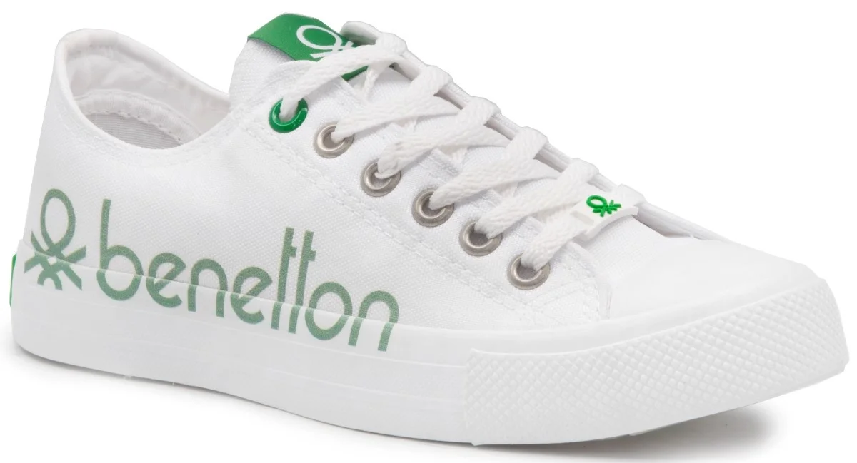 

United Colors Of Benetton 30566 White 2021 Summer Season Women Shoes Linen Colorful Sneakers Tied Casual Hiking Breathable Street