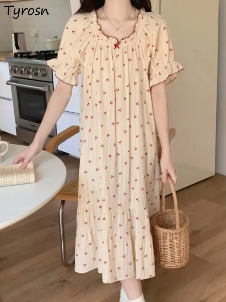 Ночные рубашки женские летние нежные повседневные милые простые дизайнерские свободные для отдыха одежда для отдыха с оборками принт принцессы Темпер в Корейском стиле
Ночные рубашки женские летние нежные повседневные милые простые дизайнерские свободные для отдыха одежда для отдыха с оборками принт принцессы Темпер в Корейском стиле