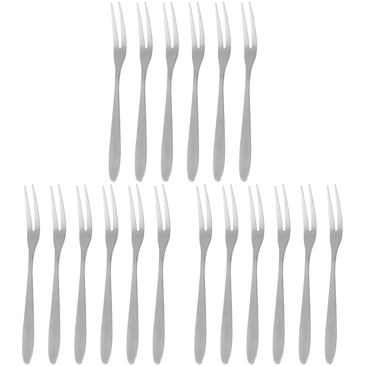 18 pcs Fruit Picks Practical Safe Durable Stainless Steel Cake Forks Fruit Picks for Home Coffe Shop
18 pcs Fruit Picks Practical Safe Durable Stainless Steel Cake Forks Fruit Picks for Home Coffe Shop