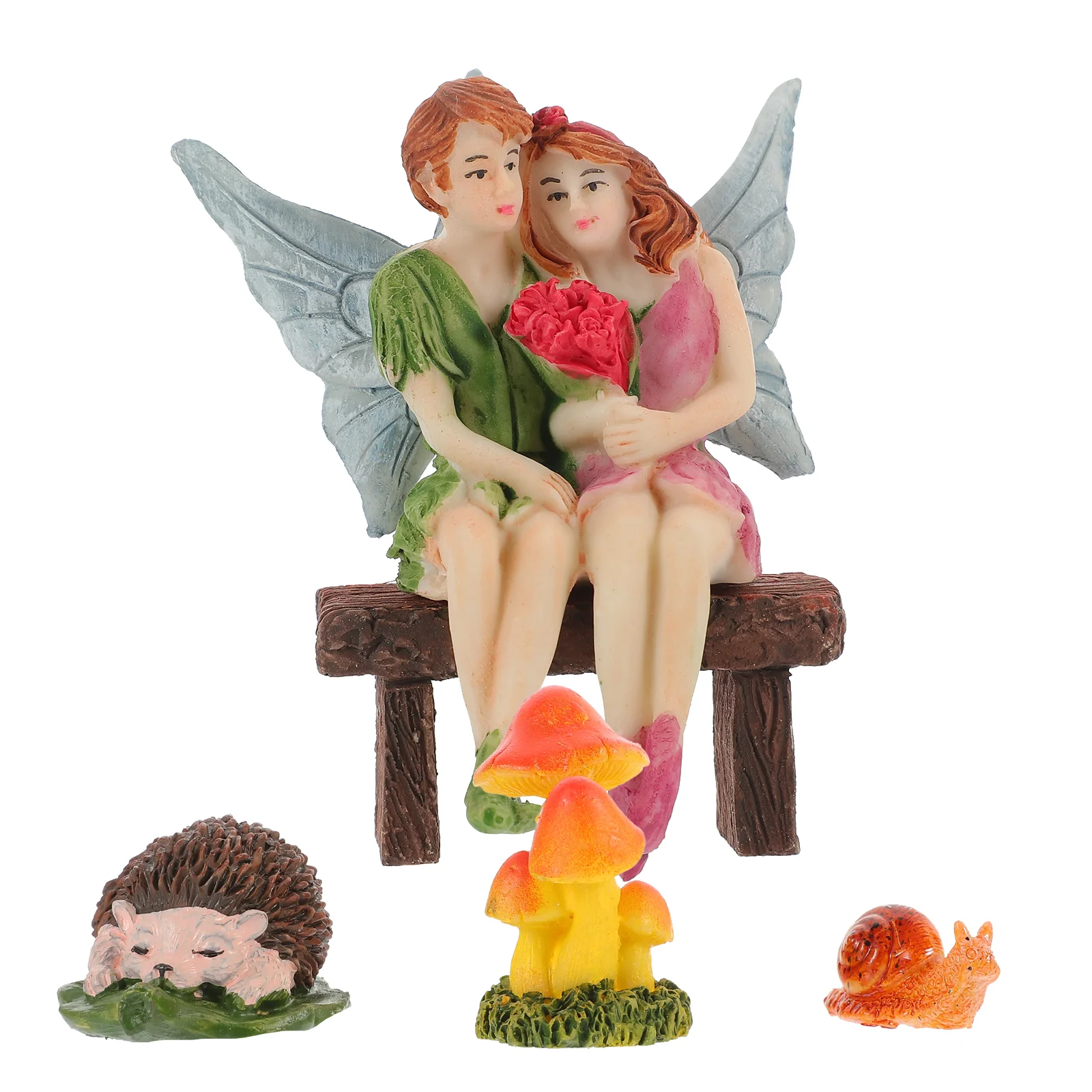 Flower Fairy Ornament Decoraciones Para Baños Desktop Garden Statue Mini Mushroom Resin Tiny Lovers Ornaments
Flower Fairy Ornament Decoraciones Para Baños Desktop Garden Statue Mini Mushroom Resin Tiny Lovers Ornaments