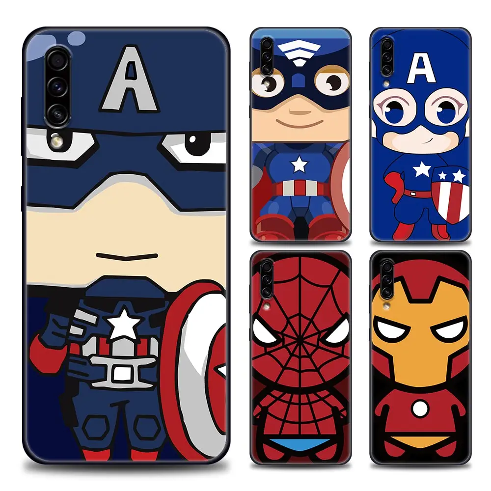 Cartoon Avengers Marvel heroes Fundas Coques Case for Samsung A10 A20 A30 A40 A50 A60 A70 A90 Note 8 9 10 20 Ultra 5G Case Capa
Cartoon Avengers Marvel heroes Fundas Coques Case for Samsung A10 A20 A30 A40 A50 A60 A70 A90 Note 8 9 10 20 Ultra 5G Case Capa