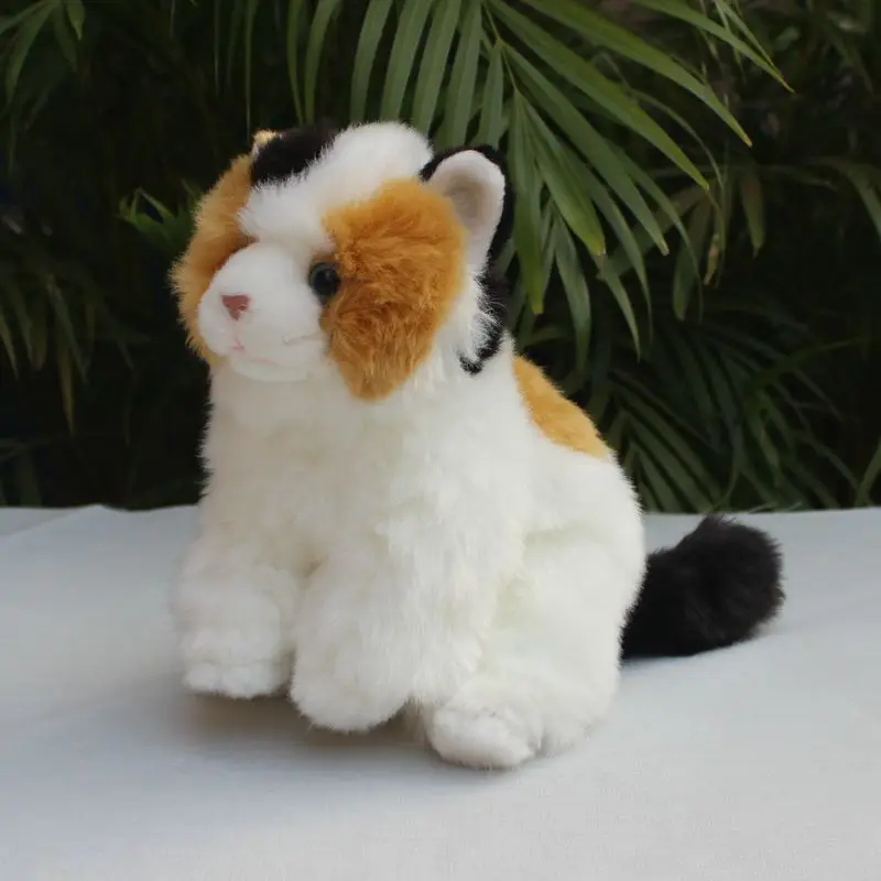 

Realistic Tabby Cat High Fidelity Cute Plushie Dragon Li Plush Toys Lifelike Animals Simulation Stuffed Doll Kawai Toy Gifts