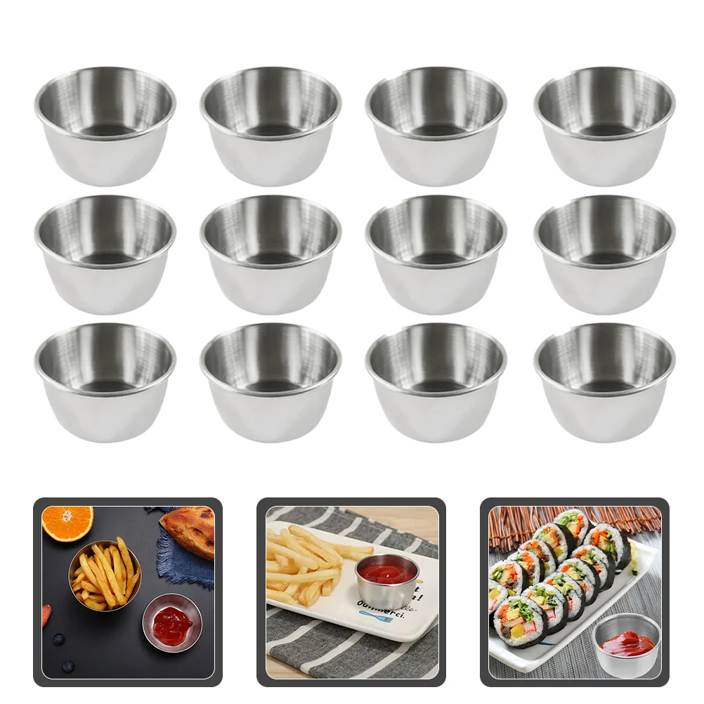 Bowls Dish Sauce Dipping Mini Cup Vinegar Small Serving Bowl Dishes Condiment Plate Kitchen Prep Appetizer Sauces Steel Metal
Bowls Dish Sauce Dipping Mini Cup Vinegar Small Serving Bowl Dishes Condiment Plate Kitchen Prep Appetizer Sauces Steel Metal