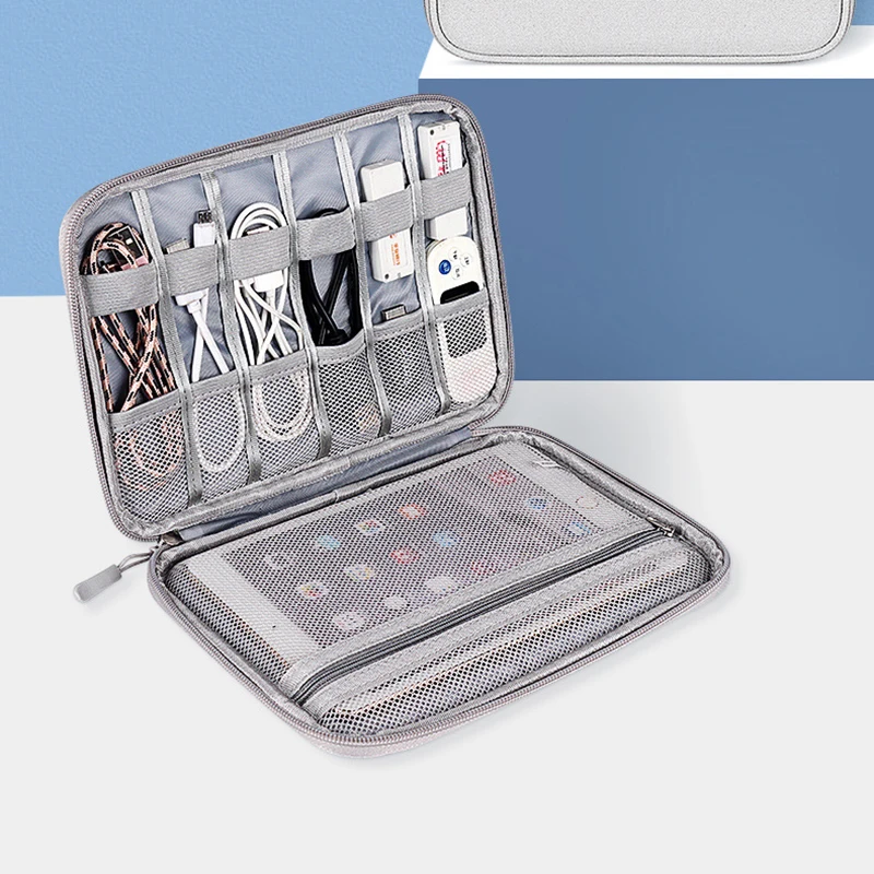 Large Digital Accessories Storage Bag Portable Mobile Phone Ipad Protective Cover Earphone Data Cable U Disk Charger Organizer
Large Digital Accessories Storage Bag Portable Mobile Phone Ipad Protective Cover Earphone Data Cable U Disk Charger Organizer