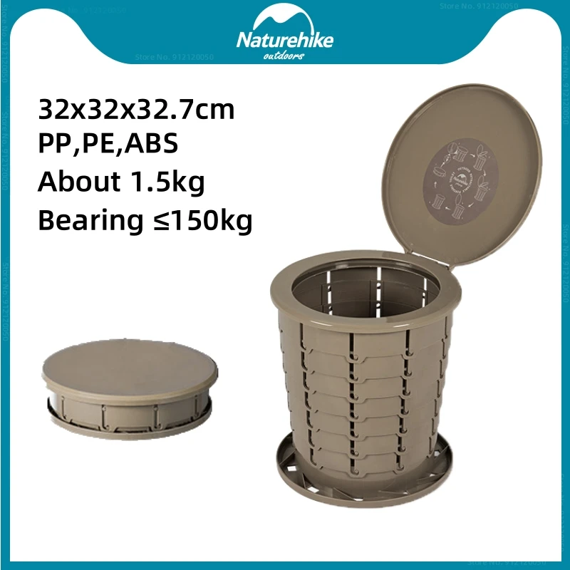 Naturehike 1.5kg Ultra Light Folding Toilet Multifunctional Outdoor Portable Camping Travel Emergency Toilet Load Bearing 150KG 
Naturehike 1.5kg Ultra Light Folding Toilet Multifunctional Outdoor Portable Camping Travel Emergency Toilet Load Bearing 150KG
