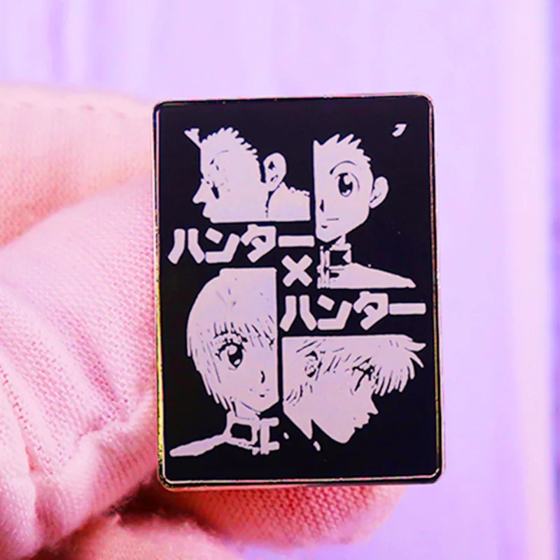 Hunter X Hunter Gon And Kirua Hisoka Brooch Pins Metal Badges Enamel Lapel Pin Brooches Jackets Fashion Jewelry Accessories
Hunter X Hunter Gon And Kirua Hisoka Brooch Pins Metal Badges Enamel Lapel Pin Brooches Jackets Fashion Jewelry Accessories
