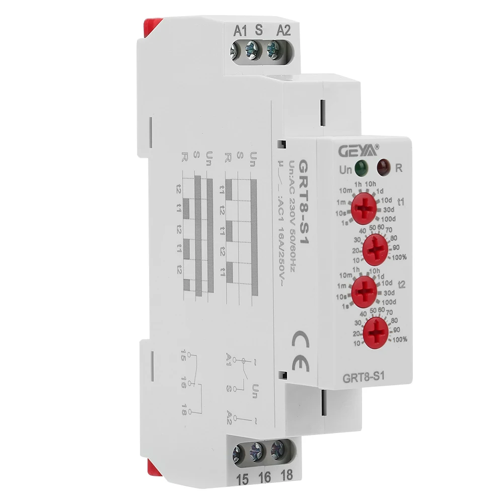 GRT8-S1 Mini Asymmetric Cycle Timer ON/OFF Repeat Cycle Time Relay AC 230V Cycle Cycle Cycle Cycle Cycle Cycle Cycle
GRT8-S1 Mini Asymmetric Cycle Timer ON/OFF Repeat Cycle Time Relay AC 230V Cycle Cycle Cycle Cycle Cycle Cycle Cycle