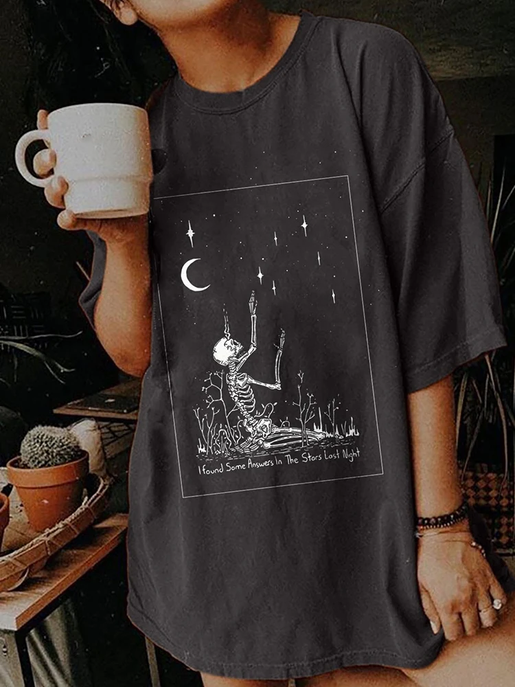 I Don't Need Nobody Funny Skulls Print Women T-shirts Short Sleeve Summer Vintage Old T Shirt 90s Girls Drop Shoulder Tees Tops
I Don't Need Nobody Funny Skulls Print Women T-shirts Short Sleeve Summer Vintage Old T Shirt 90s Girls Drop Shoulder Tees Tops