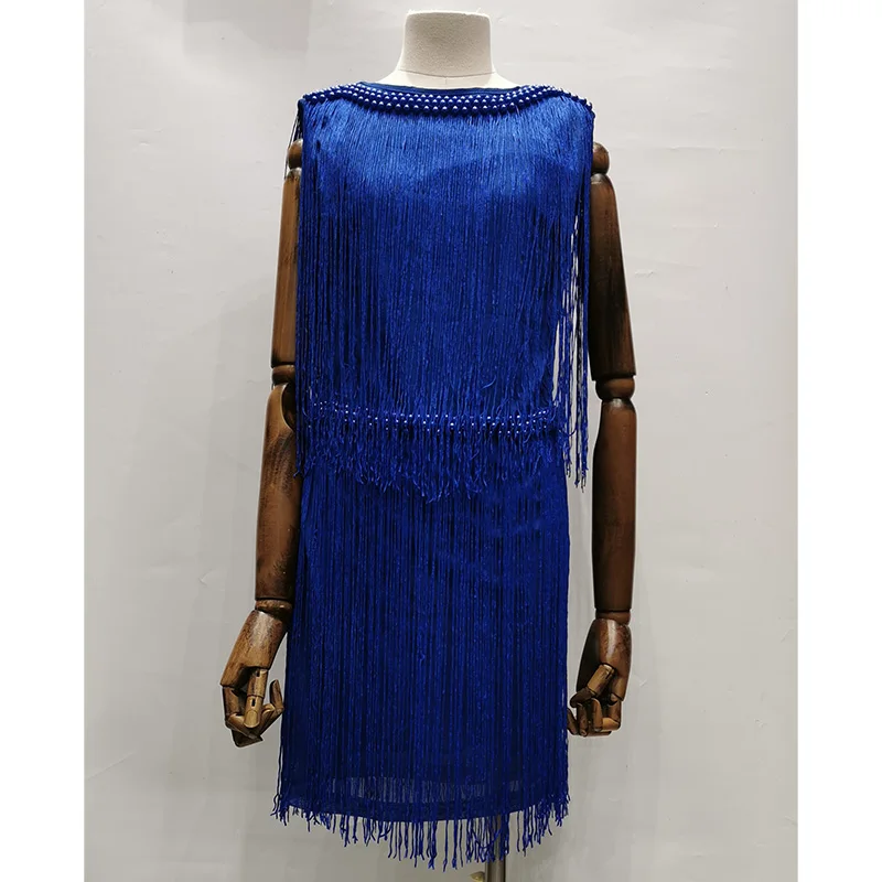 Sequined Tassel Sleeveless Performance Dress 2022 Adult Latin Dance Mini Vestido Dancing Practice Dress
Sequined Tassel Sleeveless Performance Dress 2022 Adult Latin Dance Mini Vestido Dancing Practice Dress