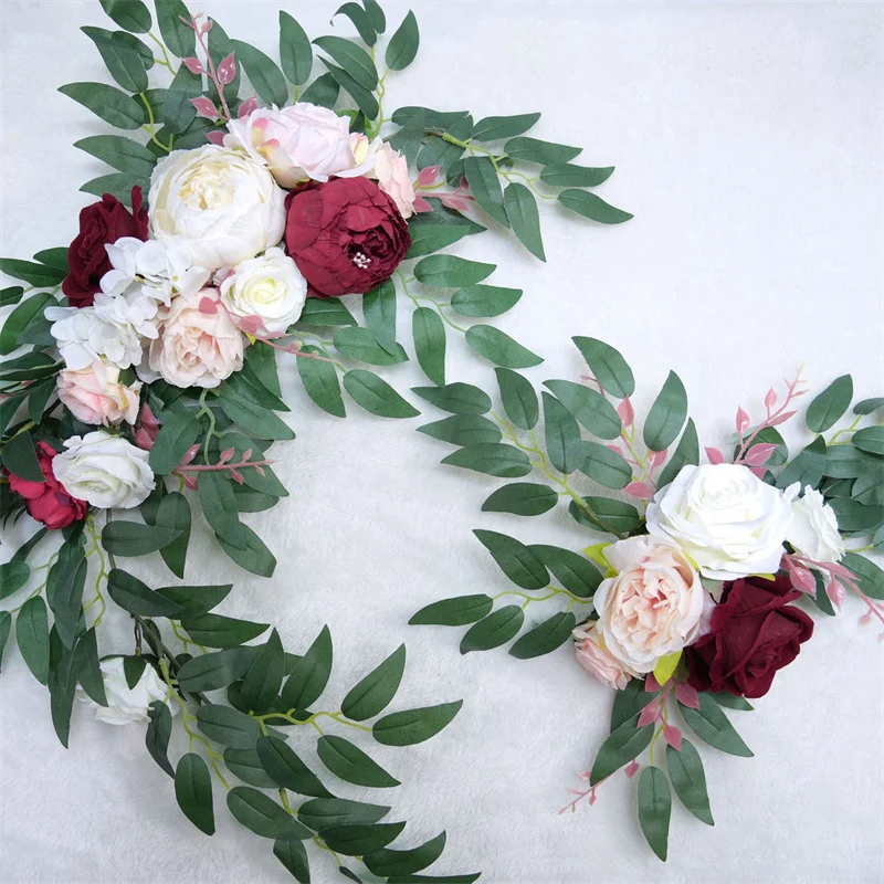 2pcs Peony Artificial Wedding Flower Wall Arrangement Arch Backdrop Decoration Artificial Rose Wreath Door Threshold Decor White 
2pcs Peony Artificial Wedding Flower Wall Arrangement Arch Backdrop Decoration Artificial Rose Wreath Door Threshold Decor White