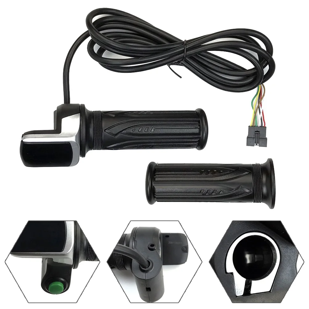 1 Pair 6pin 36V Twisting Throttle Grips With LCD Display Electric Bicycley Non-slip Accelerator Handlebar Grip Ebike Accessories
1 Pair 6pin 36V Twisting Throttle Grips With LCD Display Electric Bicycley Non-slip Accelerator Handlebar Grip Ebike Accessories