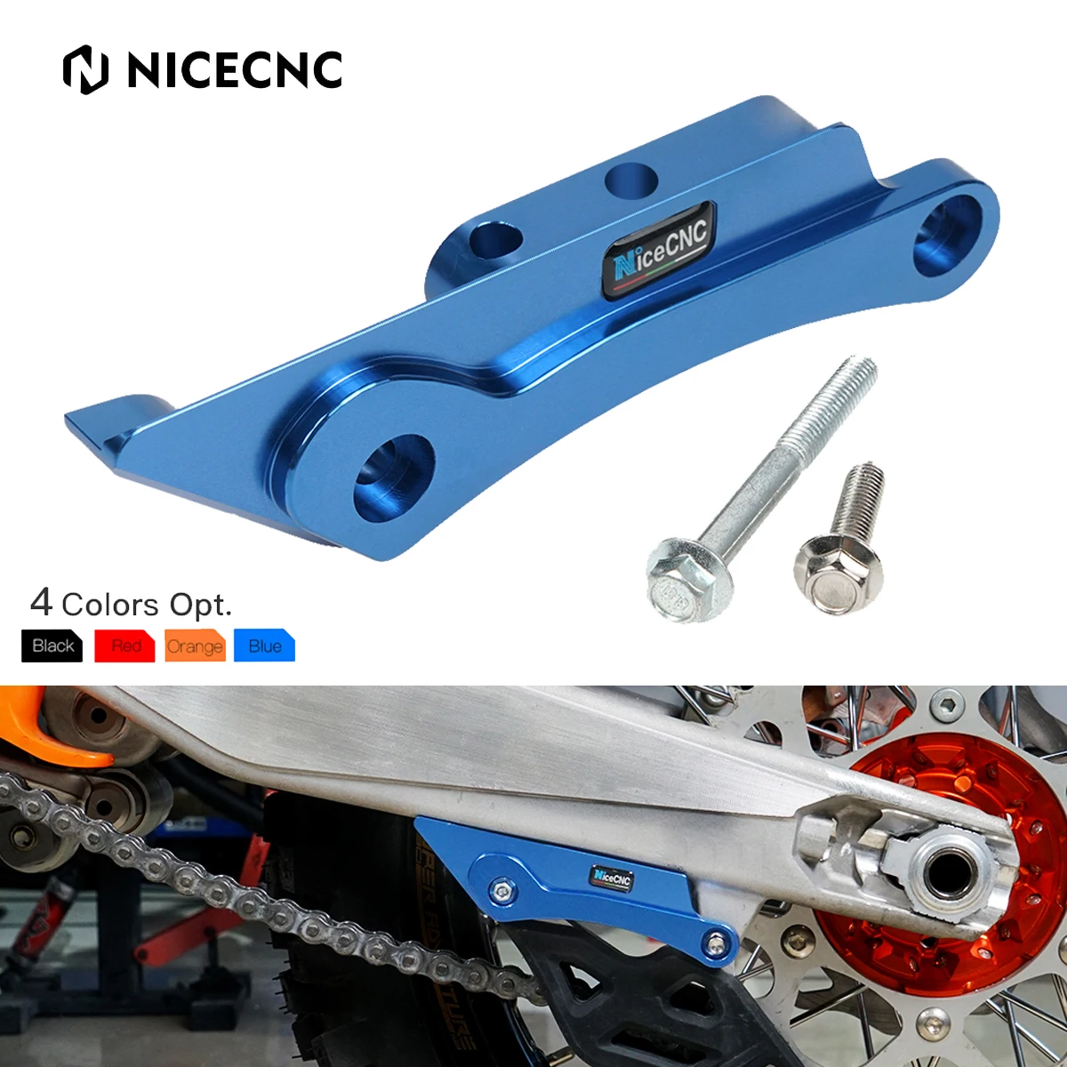 

NiceCNC Swingarm Guard Protector Cover for Husqvarna TC FC TE TEi FE TX FX 125 150 250 300 350 400 450 501 2014-2022 Chain Guide